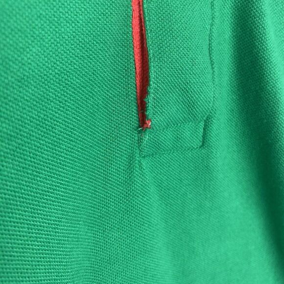 US Polo Assn Polo Shirt Mens XXL 2XL Green Big Logo Short Sleeve Pullover Casual - Picture 5 of 13